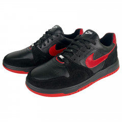 Кроссовки Мужские кожаные BARZONI 24/70 13 черный/красный