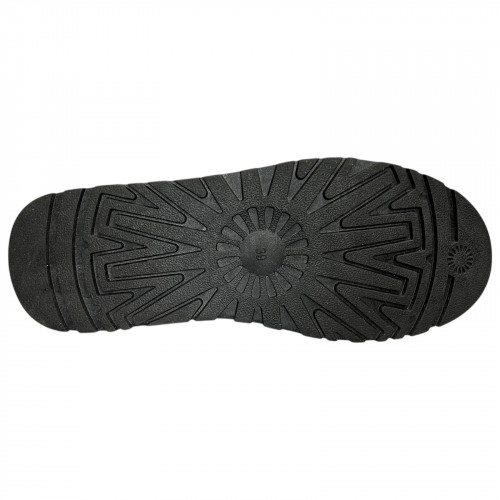 Угги жіночі  замшеві ALLSY 187711 JM6698-8A чорний хутро