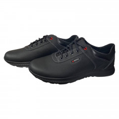 Кроссовки мужские кожаные GULLIVER М37 01 черные