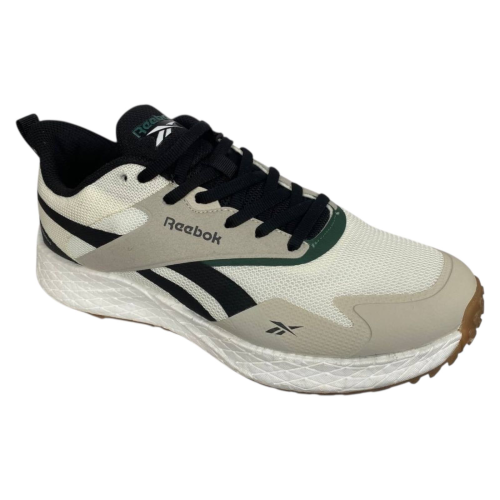 Кроссовки мужские текстильные REEBOK 2836-5 бежевая сетка
