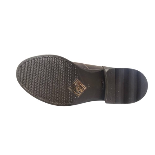 Сапоги женские кожаные ILONA 788/AR-8 шоколадные евро зима