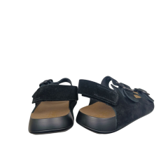 Босоножки Женские замшевые C871-13 черные 