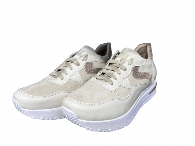 Кроссовки Женские кожаные DINO RICHI 514 бежевый