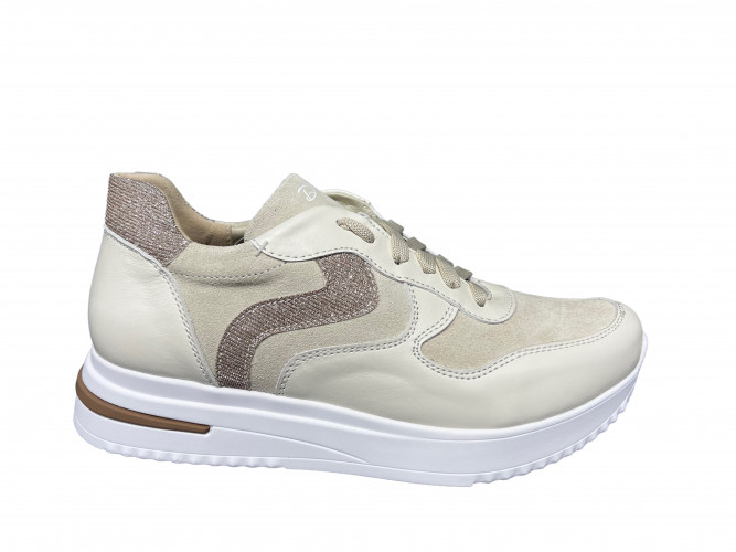 Кроссовки Женские кожаные DINO RICHI 514 бежевый