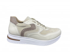 Кроссовки Женские кожаные DINO RICHI 514 бежевый