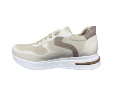 Кроссовки Женские кожаные DINO RICHI 514 бежевый