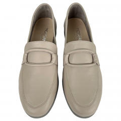 Лоферы Женские кожаные ATO 04516 04 бежевый