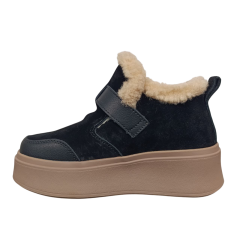 Черевики жіночі замшеві PLPS 6805-1 чорні