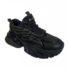 Кроссовки женские ALLSY CS-55-5-1 черные