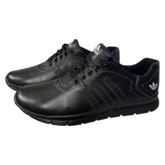 Кроссовки мужские кожаные Big Foot М23 черные