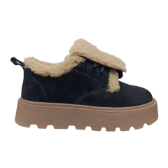 Черевики жіночі замшеві PLPS 2804-1 чорні