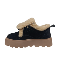 Черевики жіночі замшеві PLPS 2804-1 чорні