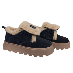 Черевики жіночі замшеві PLPS 2804-1 чорні