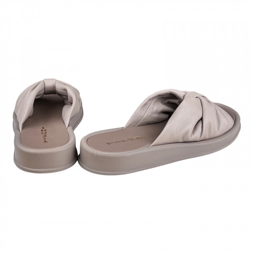 Шльопанці Жіночі шкіряні TIFANI XL визон