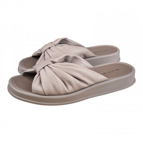 Шльопанці Жіночі шкіряні TIFANI XL визон