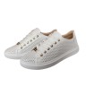 Кроссовки женские перфорация MASIS 9049 белый