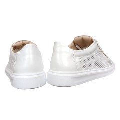 Кроссовки женские перфорация MASIS 9049 белый 
