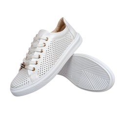 Кроссовки женские перфорация MASIS 9049 белый 