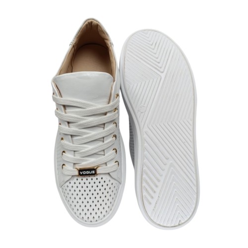 Кроссовки женские перфорация MASIS 9049 белый