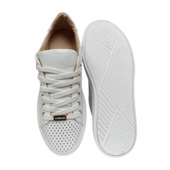 Кроссовки женские перфорация MASIS 9049 белый 