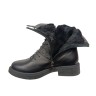 Черевики жіночі шкіряні ILONA 184/826 чорний хутро