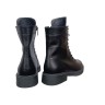 Черевики жіночі шкіряні ILONA 184/826 чорний хутро