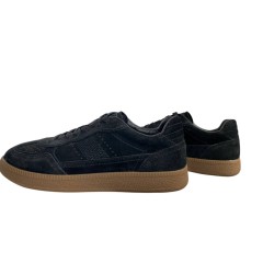 Кеды женские замшевые WONEX 3860-1 черные