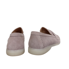 Лофери жіночі замшеві U.SPIRIT 715-0 # 06 пудра 