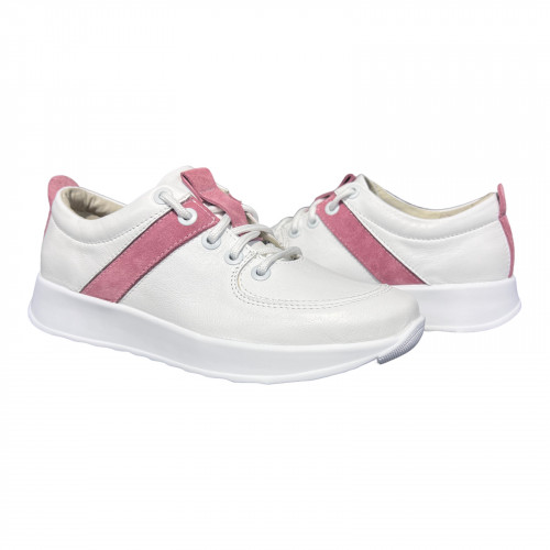 Кроссовки Женские кожаные ROMAX 2105 белый