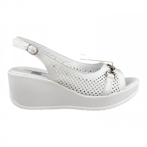 Босоніжки Жіночі шкіряні VLADEKS 2913 білий