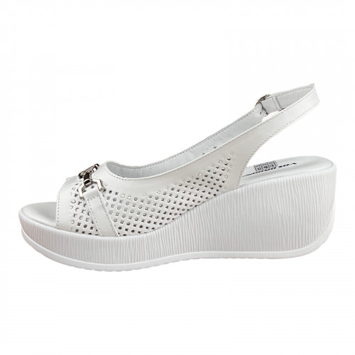 Босоніжки Жіночі шкіряні VLADEKS 2913 білий