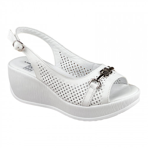 Босоніжки Жіночі шкіряні VLADEKS 2913 білий