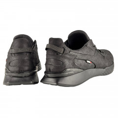 Кроссовки Мужские кожаные ICEFIELD 104 черный