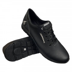 Кроссовки мужские кожаные Big Foot 13 JORDAN черные