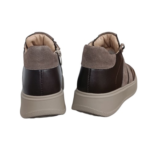 Черевики жіночі шкіряні MASIS 133 25 Modus шоколад хутро