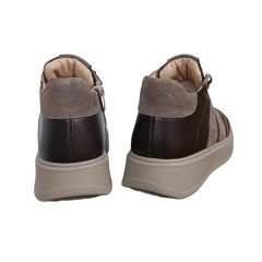 Черевики жіночі шкіряні MASIS 133 25 Modus шоколад хутро