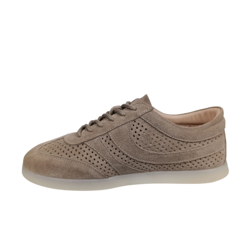 Кеды женские замшевые U.SPIRIT 303 0 07 визон перфорация