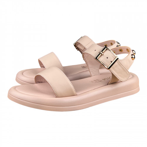 Босоніжки Жіночі шкіряні TEONA 447 пудра