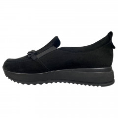 Туфли женские замшевые MADAM 2204 черные