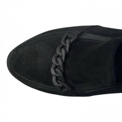 Туфли женские замшевые MADAM 2204 черные