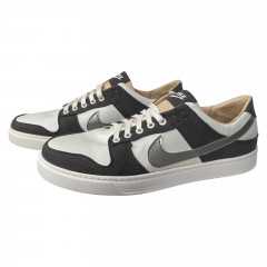 Кеды мужские замш-кожа GULLIVER M31 33 бело-черные