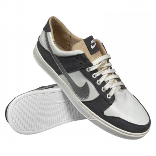 Кеды мужские замш-кожа GULLIVER M31 33 бело-черные