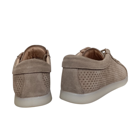 Кеды женские замшевые U.SPIRIT 220-0 07 визон перфорация