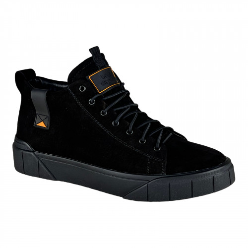 Черевики Чоловічі замшеві HAMMA 166 чорний нубук