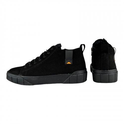 Черевики Чоловічі замшеві HAMMA 166 чорний нубук