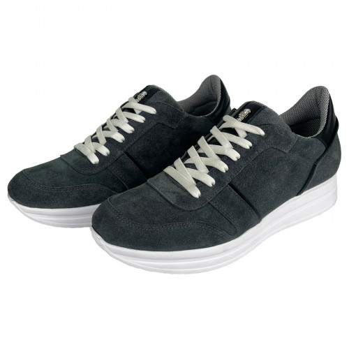 Кроссовки Женские кожаные URBAN 821 серый замш