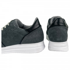 Кроссовки Женские кожаные URBAN 821 серый замш