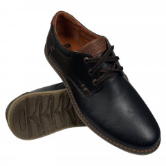 Дербі чоловічі шкіряні SART 715 чорні