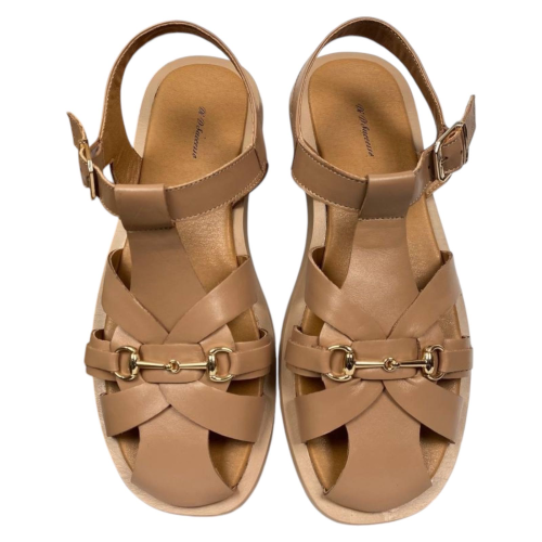 Босоножки женские кожаные DITAS BN-15 бежевые