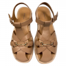 Босоножки женские кожаные DITAS BN-15 бежевые